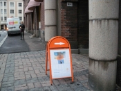Thumbnail image of "Sign for Kaiku Gallery on the street in Helsinki"