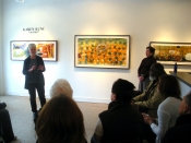 Thumbnail image of "Gallery talk at Atrium Gallery during the Southern Graphics Council Conference, March"