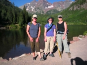 Thumbnail image of "Hiking with Catherine Chauvin and Summer Ventis in Maroon Bells, Colorado"