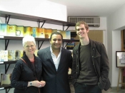 Thumbnail image of "Opening of solo show at ArtZone, Cairo, with Saleh El Sabour, Brian Curling, February"