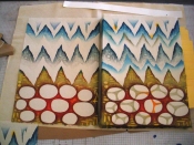 Thumbnail image of "Stages of the print edition commissioned by the Rochester Print Club, summer"